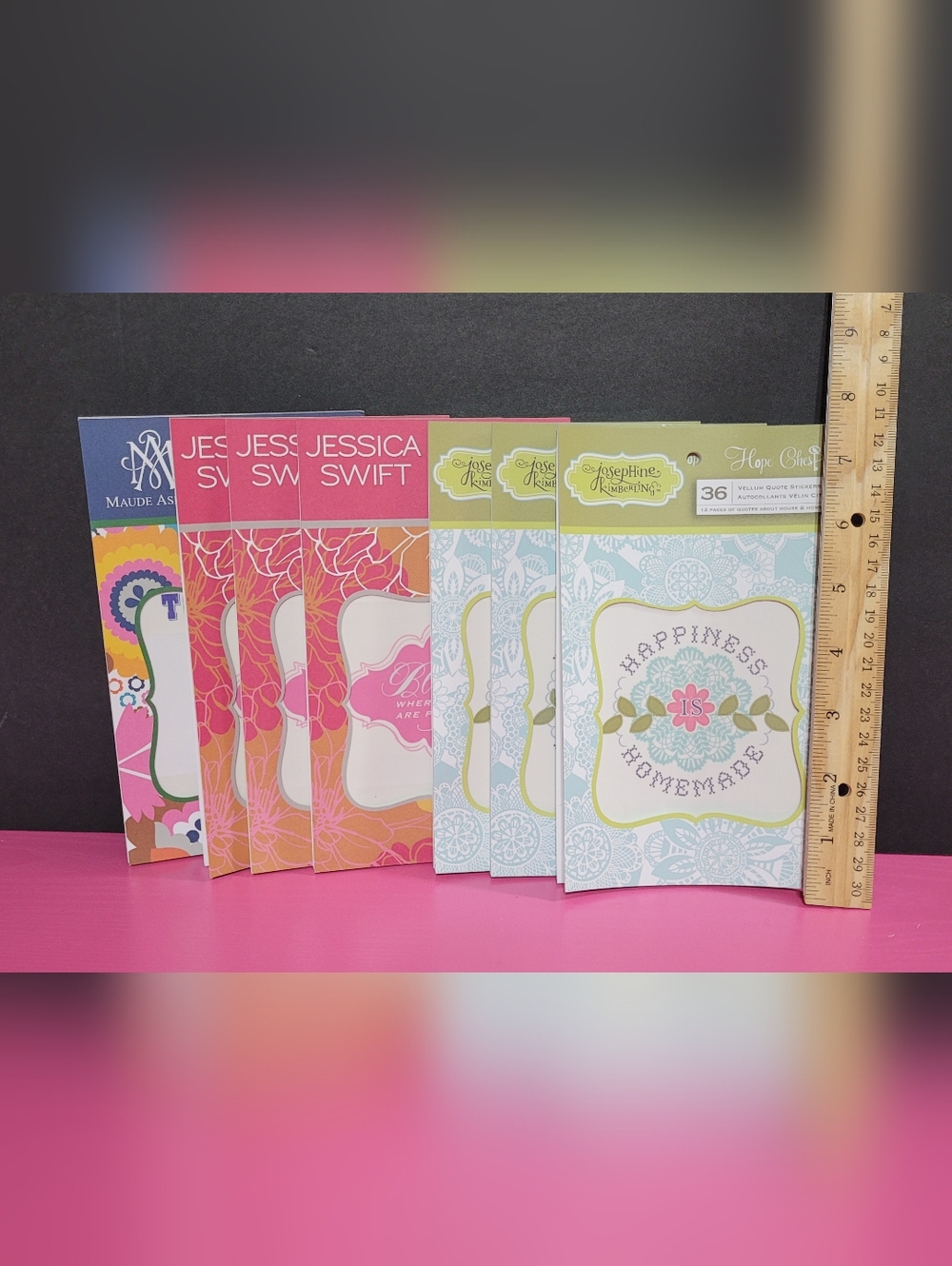 Jessica Swift Maude Asbury Jospehine Kimberling Vellum Quote Sticker Pads (O565)